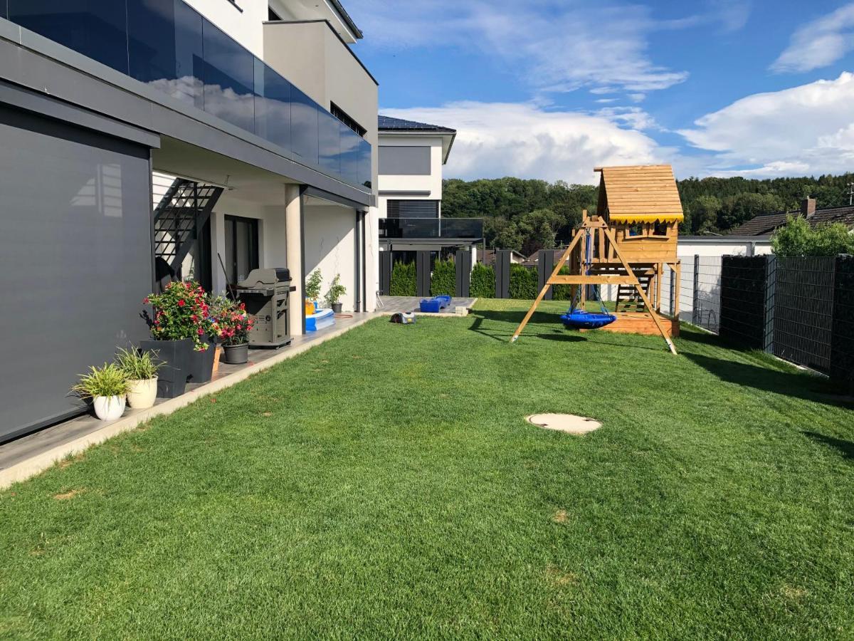 Moderne Ferienwohnung Mit Terrasse Und Garten Verwaltungsgemeinschaft Haldenwang Εξωτερικό φωτογραφία