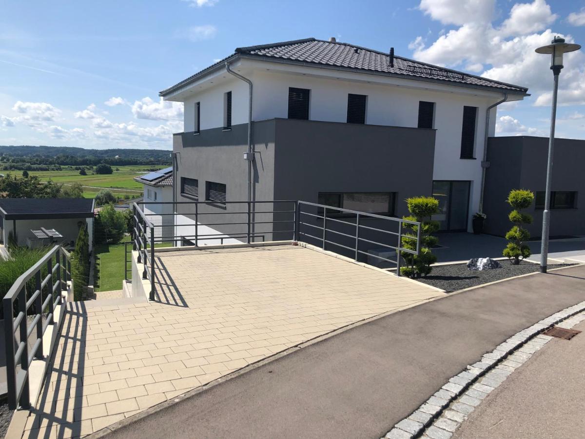 Moderne Ferienwohnung Mit Terrasse Und Garten Verwaltungsgemeinschaft Haldenwang Εξωτερικό φωτογραφία