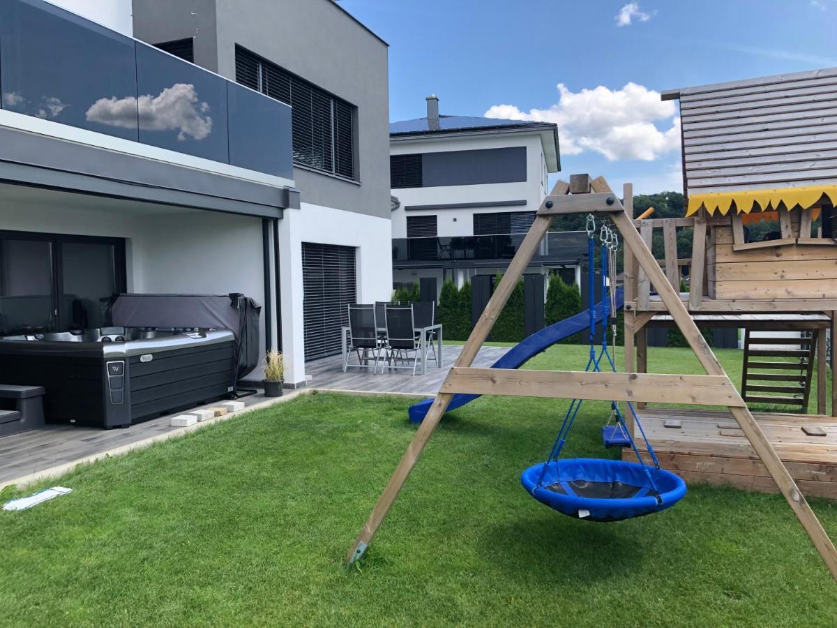 Moderne Ferienwohnung Mit Terrasse Und Garten Verwaltungsgemeinschaft Haldenwang Εξωτερικό φωτογραφία